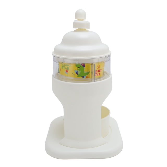 Hand Ice Shaver Kids Cartoon Shaved Ice Machine Portable Hand Crank Ice Crusher Snow Cone Machine for Home
