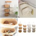 thumbnail image 3 of Storage Basket,Versatile Cotton Hanging Storage Basket Convenient 3 Layer Cotton Rope for Kitchen Bathroom Study Room, 3 of 7