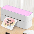 thumbnail image 3 of Shipping Label Printer Label Sticker Round Label Square Label DIY Logo Design Small Business 3X3 500Pcs Pink, 3 of 6