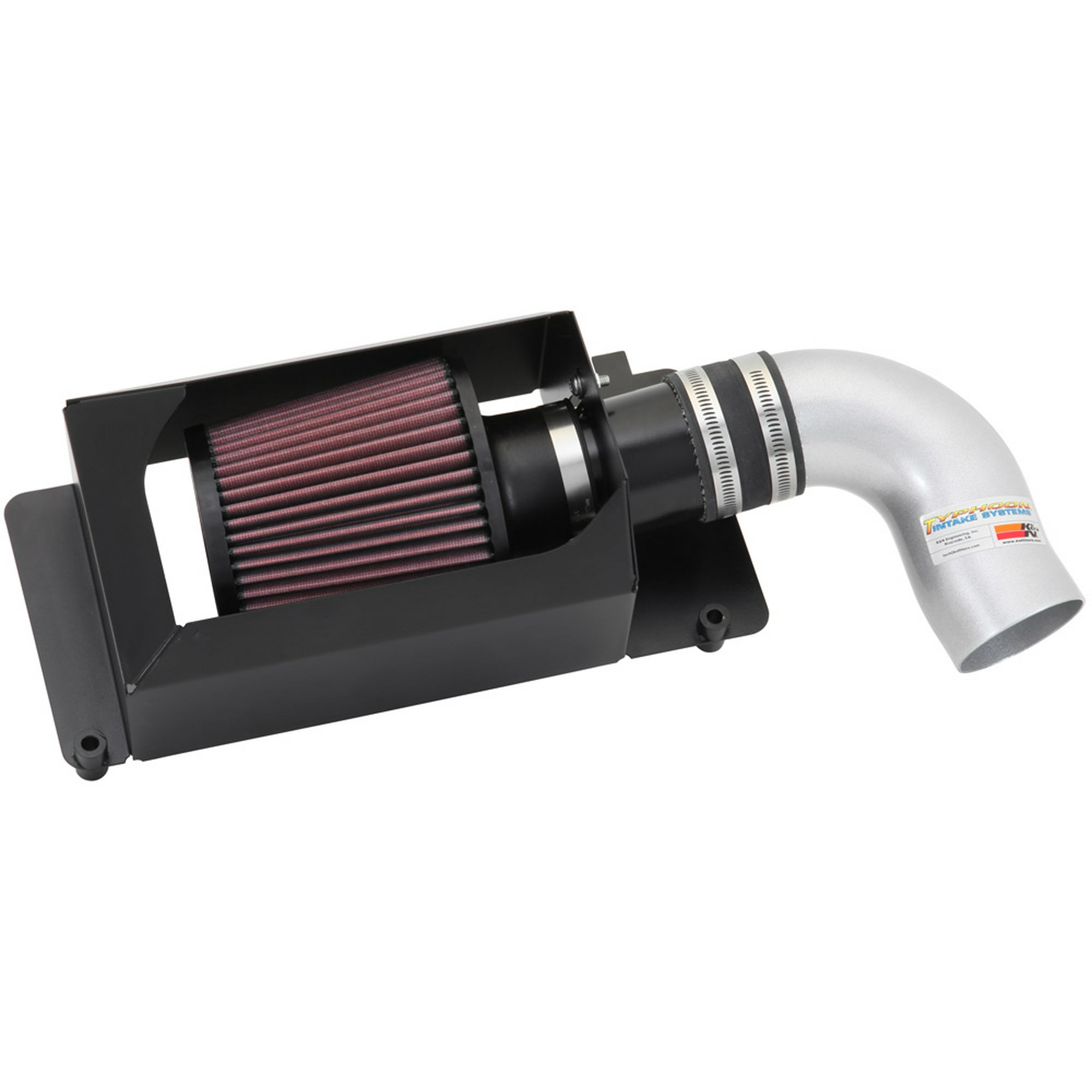 K u0026amp; N Filters 69-2023TS Cold Air Intake 69 Series Typhoon (TM) Black  Aluminum Tube; Red Universal Filter Part Number RU-4960; With Heat Shield |  Walmart Canada