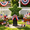 Green 1, variant on 4th of July Star Shaped Artificial Topiary, 36" Two-Star Topiary Tree Pot USA 250th Anniversary, Red White and Blue Patriotic Boxwood Potted for Home Front Porch Decor Garden Decor