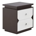 thumbnail image 5 of Furniture of America Micah 2-Drawer End Table, Walnut and White, 5 of 8