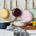 thumbnail image 7 of GreenPan Reserve Ceramic Nonstick 10-Piece Cookware Set | Julep with Gold-Tone Handles, 7 of 7
