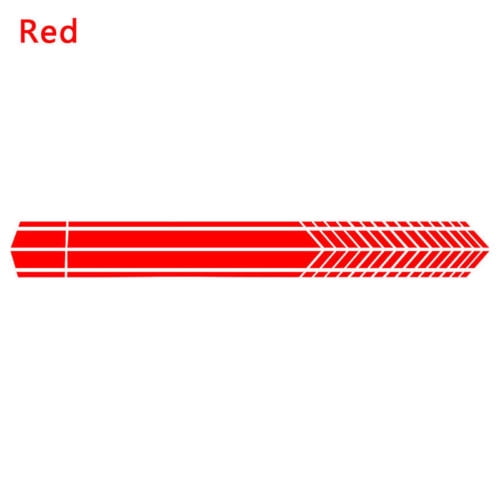Faithtur Side Skirt Sticker Waterproof Solid Stripe Design Simple Car Sticker
