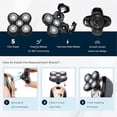 thumbnail image 5 of Case Pack Razor compatible Blades compatible Freedom Head Electric Shaver, 5 Blade_Perfect Gift, 5 of 5