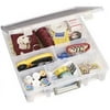 ArtBin, Super Satchel 6 Fixed Compartment, Clear, Scrapbook, Arts and Crafts Storage Case, 1 Piece, 9001AB