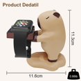 thumbnail image 3 of For Apple Watch Charger Stand,Charger Stand Compatible with Apple WatchSeriesUltra2/Ultra/10/9/8/SE2/7/6/SE/5/4/3/2/1(49/46/45/44/42/41/40/38mm)Cute Capybara iWatch Charging Dock,Supports Nightstand, 3 of 12