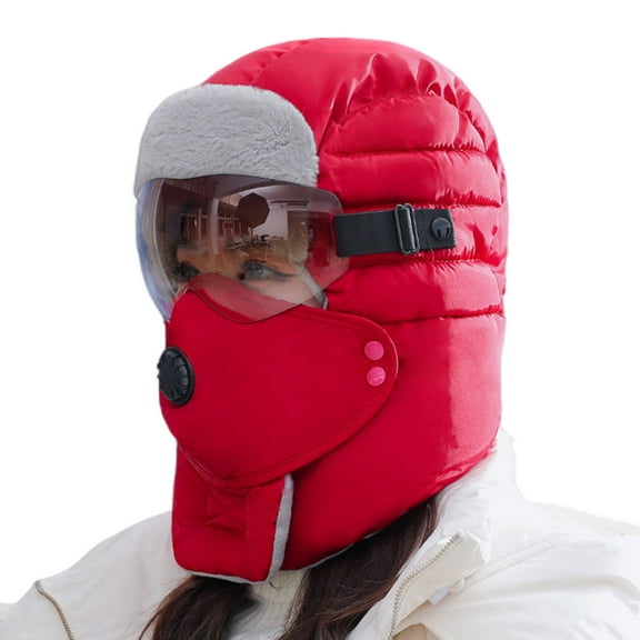 TELOLY Mens Hats,Ice Silk Fabric Ushanka,Windproof and Warm Hat for Men,Style 21