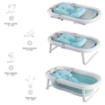 thumbnail image 4 of Tina Bañera Shendy Vendy Para Bebe Plegable Con Medidor De Tem Y Soporte, 4 of 7