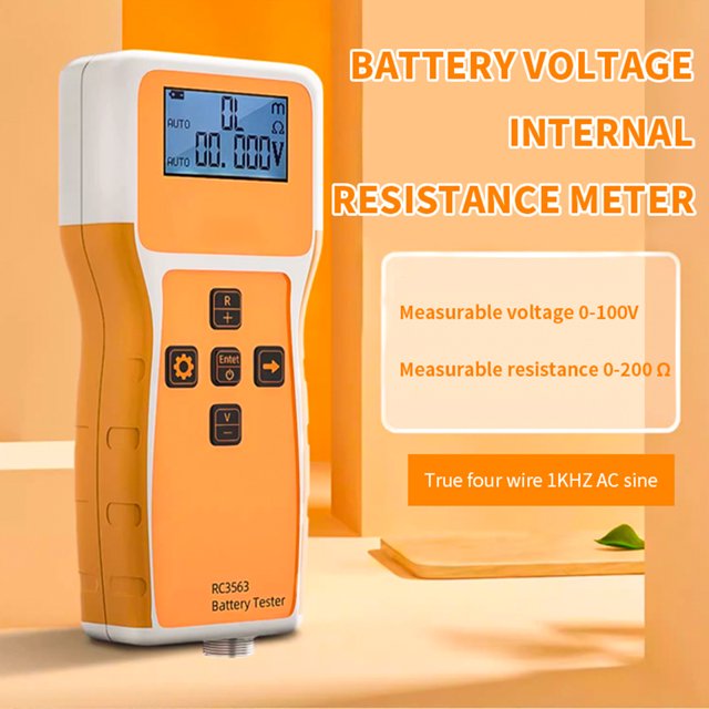 Internal Resistance Tester,With Lcd Display Tester Battery Tester Precision Battery Internal Resistance Battery Tester Battery Maintenance Diy Display Marine Suv Huiop Tester Alternator Tester Buzhi
