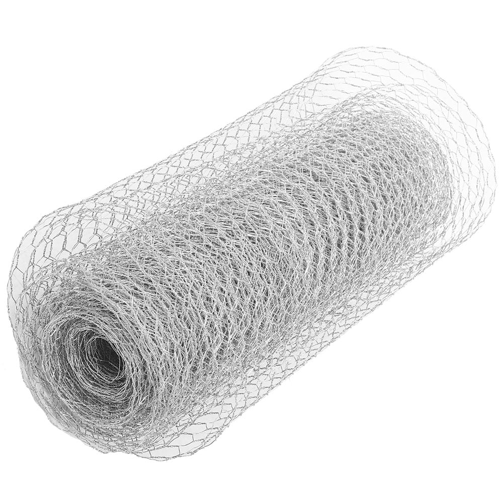 1 Roll Garden Wire Netting, Hexagonal Chicken Wire Fence for Poultry, Flexible Wire Mesh Net for Outdoor Use