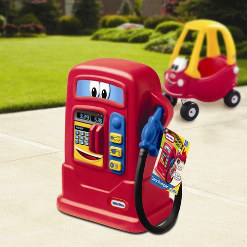 Little Tikes Cozy Pumper in Red, Pretend Play Toy with Interactive Sounds, Use w/ Cozy Coupe Ride-on Cars, Kids Boys Girls Ages 2-5 Years - image 3 of 8
