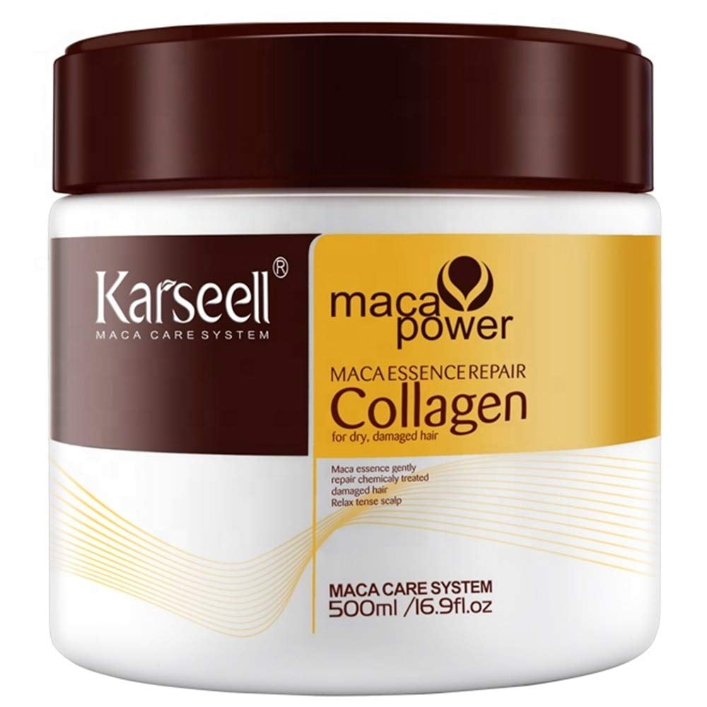 Karseell Maca Essence Repair Collagen Hair Treatment 500ml / 16.91oz EXP: 3/2027