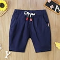 thumbnail image 2 of Toddler Boy Shorts Drawstring Elastic Waist Casual Boys Summer Clothes Baby Boy Outfits 2-3 Years, 2 of 4