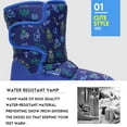 thumbnail image 2 of Ahannie Toddler Boys Girls Snow Boots,Kids Warm Insulated Winter Outdoor Boots, 2 of 3