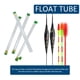 thumbnail image 3 of Tubo flotante de pesca Tubo de flotador de pesca Tapas de extremo de almacenamiento protectoras gruesas transparentes Aparejos de pesca Barbie Nuevos Originales, 3 of 9