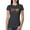 Dark Grey, variant on , Peace Love Baseball Sports Womens Slim Fit Junior Tee, Purple Rush, Small