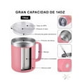 thumbnail image 4 of Taza Para Cafe De Acero Inoxidable,colores Variados 2pz 14oz, 4 of 4