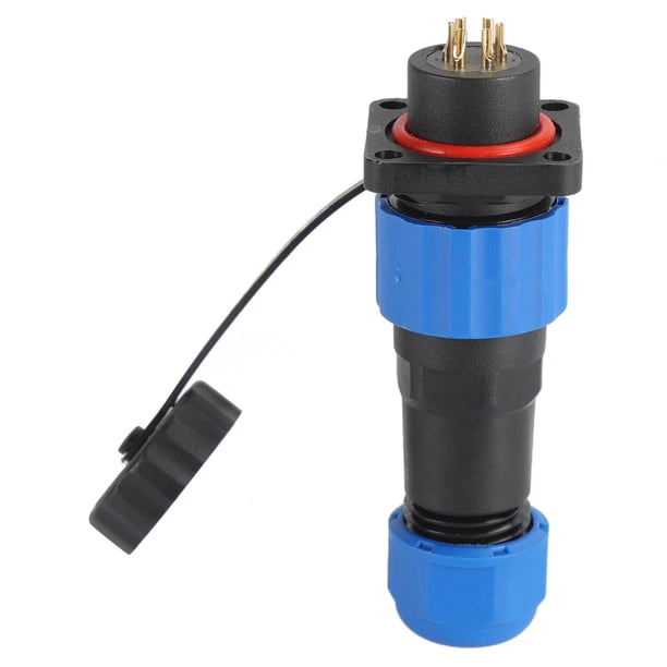 Conector de alimentación cuadrado Nikou adaptador enchufe industrial IP68 A prueba de agua