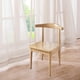 thumbnail image 1 of Silla de madera con respaldo de listones Soledad decorativa resistente Marrón claro, 1 of 10