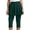 Dark Green, variant on Shorts for Women Leggings Tummy Control Skirted Flared Hem Capri Pants Yoga Pants,Yellow,L