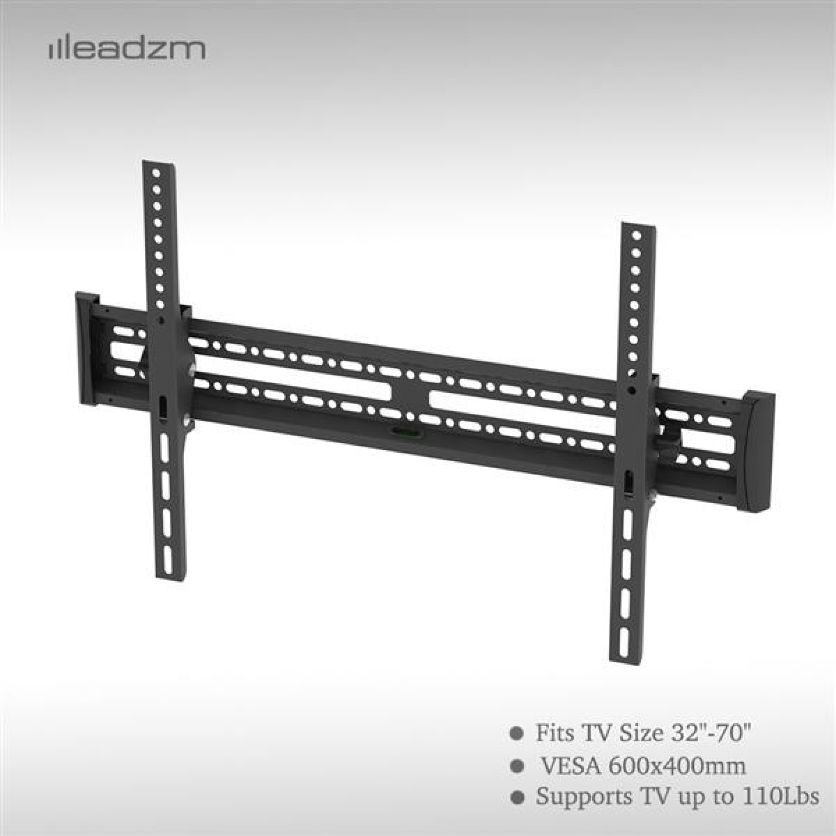 Clearance!Wall Mount Tv Bracket Wall Mount Bracket TV Stand Fits 32, 40, 42, 46, 50, 55, 65 Inch Plasma Flat Screen TV VESA400*600 Tv Wall Mount with Spirit Level Load Capacity 50kg,TMW003 - image 2 of 14