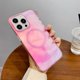 thumbnail image 1 of For iPhone 16 Pro Case Compatible with MagSafe Ink Painting IMD PC+TPU Phone Cover - Black, 1 of 5