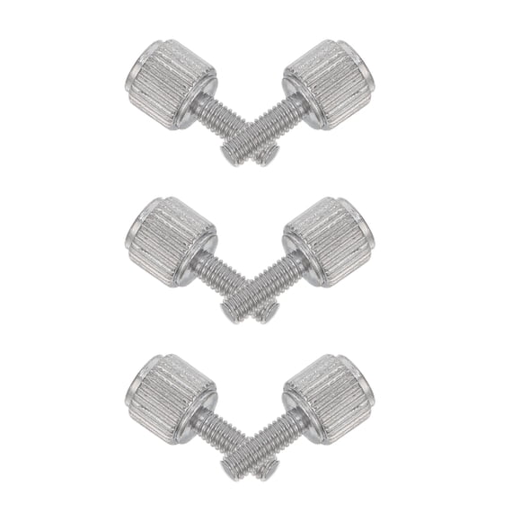 CRAFTHROU 6Ud Tornillos Con Moleteada Para Caliper Vernier Accesorios Metálicos Duraderos