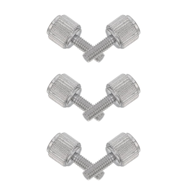 CRAFTHROU 6Ud Tornillos Con Moleteada Para Caliper Vernier Accesorios Metálicos Duraderos