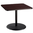 thumbnail image 1 of Pemberly Row Cafe Table 30"H Particleboard Black Frame Mahogany Top, 1 of 2