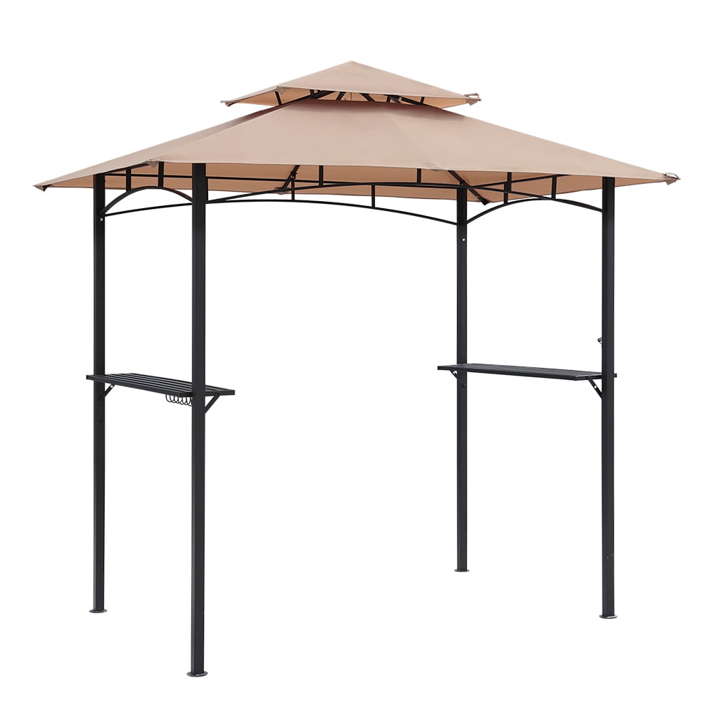 Abble 5' x 8' Outdoor Barbecue Grill Gazebo, Patio BBQ Pagoda