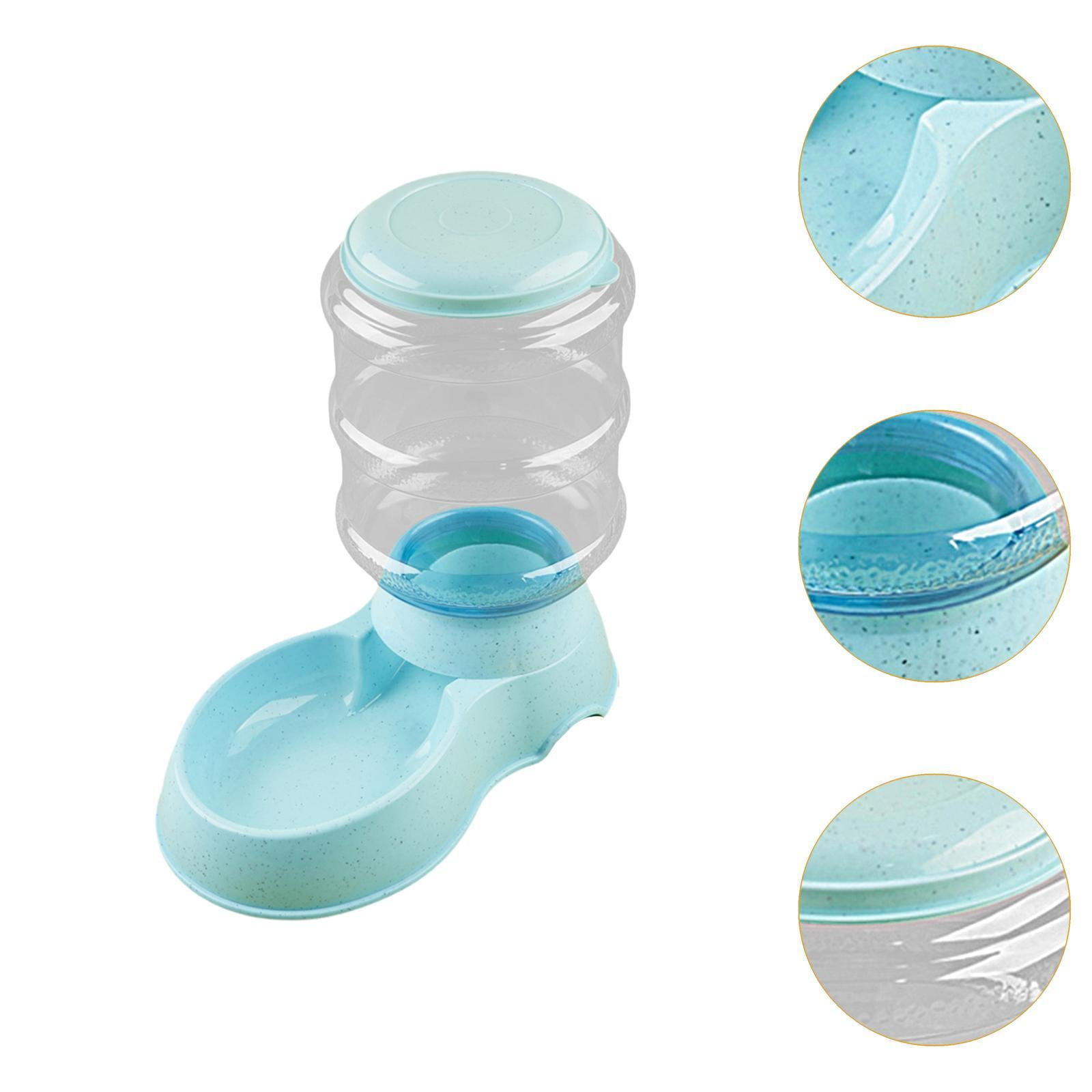 perfeclan Automatic Pet Feeder 3.8L Large Capacity for Cats Rabbits Puppy Dog Cat Feeding Device Clear Container for Business Work Accs blue feeding food
