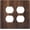 Brown Wood Plank, variant on Decorative Light Switch Plate Covers Ombre Black Marble Abstract White Golden Leaf 3 Gang Artistic Wall Plate Unique Triple Toggle Light Switch Covers for Bathroom Home Decor