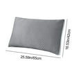 thumbnail image 3 of Ice Silk Pillow Standard Size 18.89x29.13 Inches Breathable Cooling Pillow Core Adjustable Fill Pillow for Home Office adult Use, 3 of 5