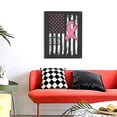 thumbnail image 4 of Sikiie Ribbon Breast Cancer Awareness Print Canvas Decorative Hanging Painting, Anti-shrinkage Hanging Frame, Suitable for Home, Office Wall Decorations, 4 of 6