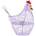 thumbnail image 1 of Panier à Œufs en Forme de Poule Panier de Rangement pour Œufs Panier en Fil de Fer Panier de Cuisine, 1 of 9