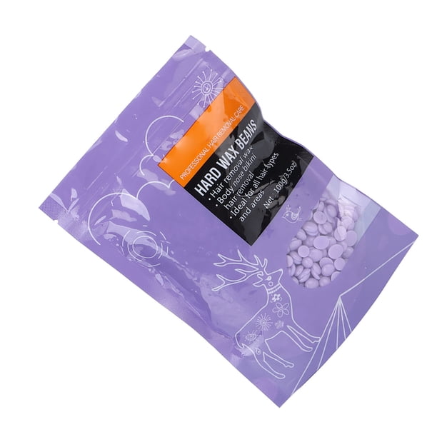 Frijol De Cera, Brillo Nacarado Taro Seguro Natural Púrpura Depilación Perla De Cera Para Cara Bikini Para Piernas Axilas