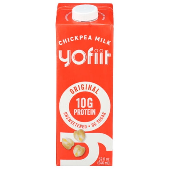 (Pack Of 12) Yofiit Chickpea Milk Original 32 Fo