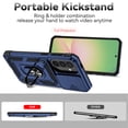 thumbnail image 3 of FIEWESEY for Samsung Galaxy A57 5G Case Built-in Slide Camera Cover & Kickstand Heavy Duty Protection Shockproof Phone Case for Samsung Galaxy A57 5G 6.7 inch,Blue, 3 of 8