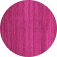 thumbnail image 1 of Ahgly Company Indoor Round Abstract Pink Modern Area Rugs, 6' Round, 1 of 4
