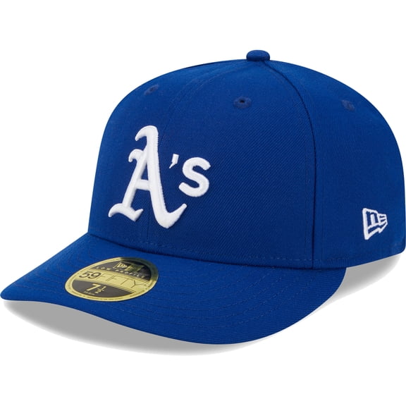 Men's New Era Royal Athletics White Logo-Low Profile 59FIFTY Fitted Hat