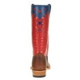 thumbnail image 4 of Olathe Boot Company Boys Toast Bison-Red and Blue Spider Web 9 Child Brown, 4 of 5