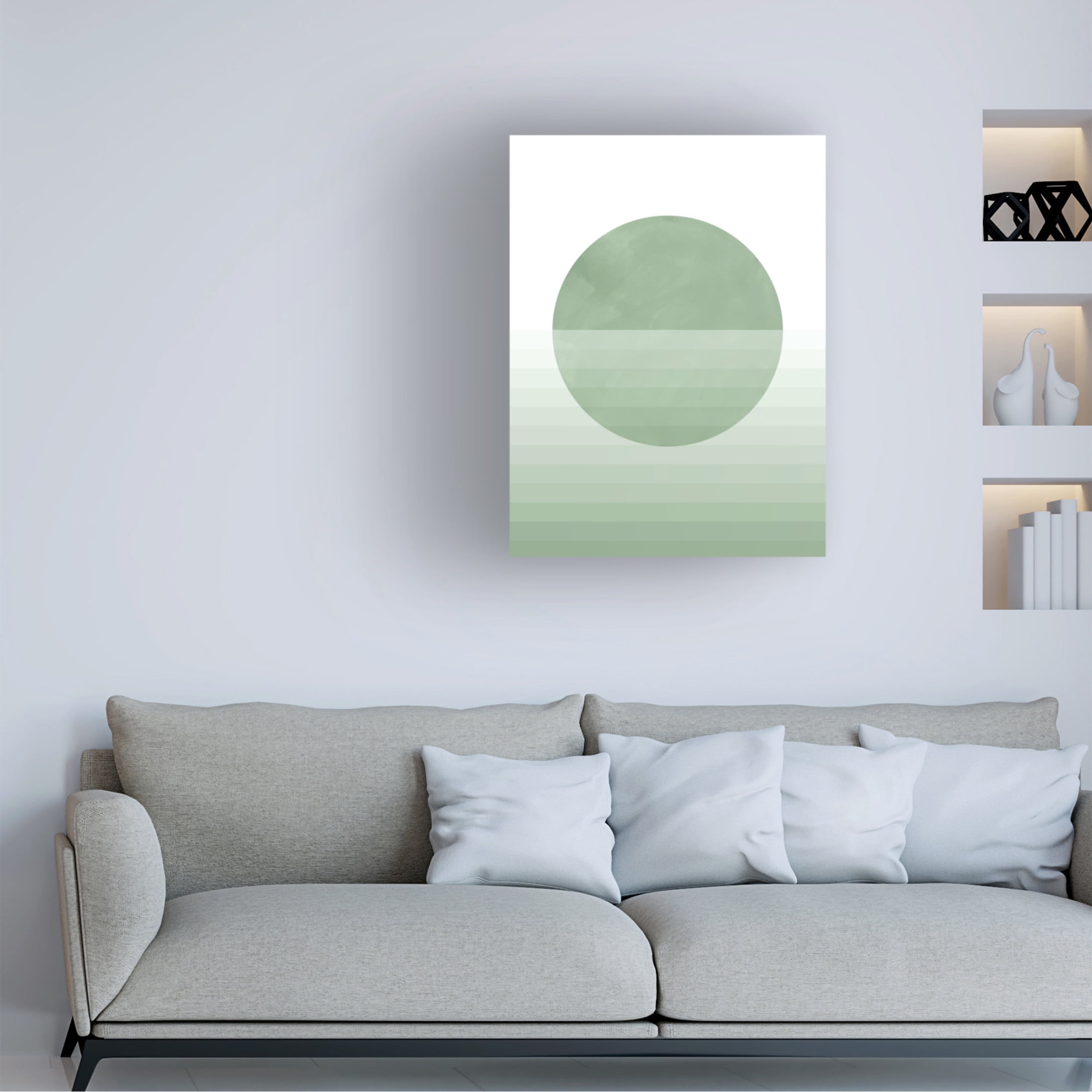 Trademark Fine Art Elena Ristova  green16 Canvas Wall Art