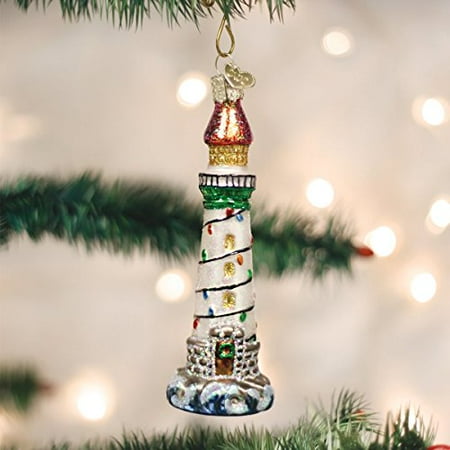old world christmas holiday lighthouse glass blown old world christmas holiday lighthouse glass blown