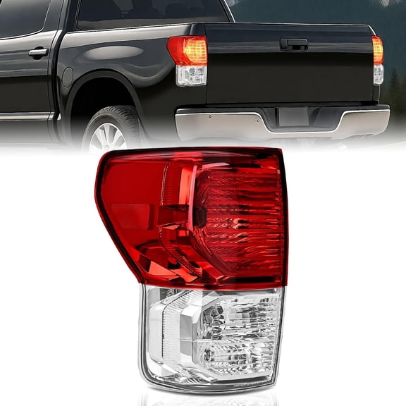 Nilight Taillight Assembly Compatible with 2007 2008 2009 2010 2011 2012 2013 Toyota Tundra Rear Tail Light Lamp Replacement OE Style Left Driver Side