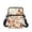 Autumn Bird Leaf Print, variant on Crossbody Bag Skulls Pattern Waterproof Crossbody Bags for Daily Use, Stretch Polyester Lightweight Crossbody Purse