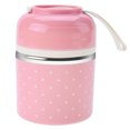 thumbnail image 1 of Fiambrera térmica de 1 capa Zhivalor caja Bento para niños color Rosa 780 ml, 1 of 8
