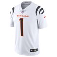 thumbnail image 2 of Men's Nike Ja'Marr Chase White Cincinnati Bengals  Vapor Untouchable Limited Jersey, 2 of 3