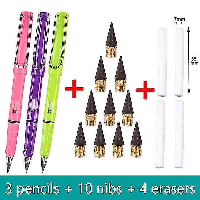 Fournitures Scolaires / Ensemble de Crayons / Crayons d'Infini / Écriture - 17 Pcs/ensemble