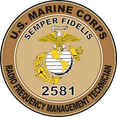 thumbnail image 1 of U.S.M.C. MOS 2581 Radio Frequency Management Technician Decal 5.5" - Desert Tan, 1 of 1